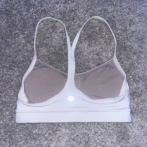 lululemon Flow Y Sports Bra - White - Good condition